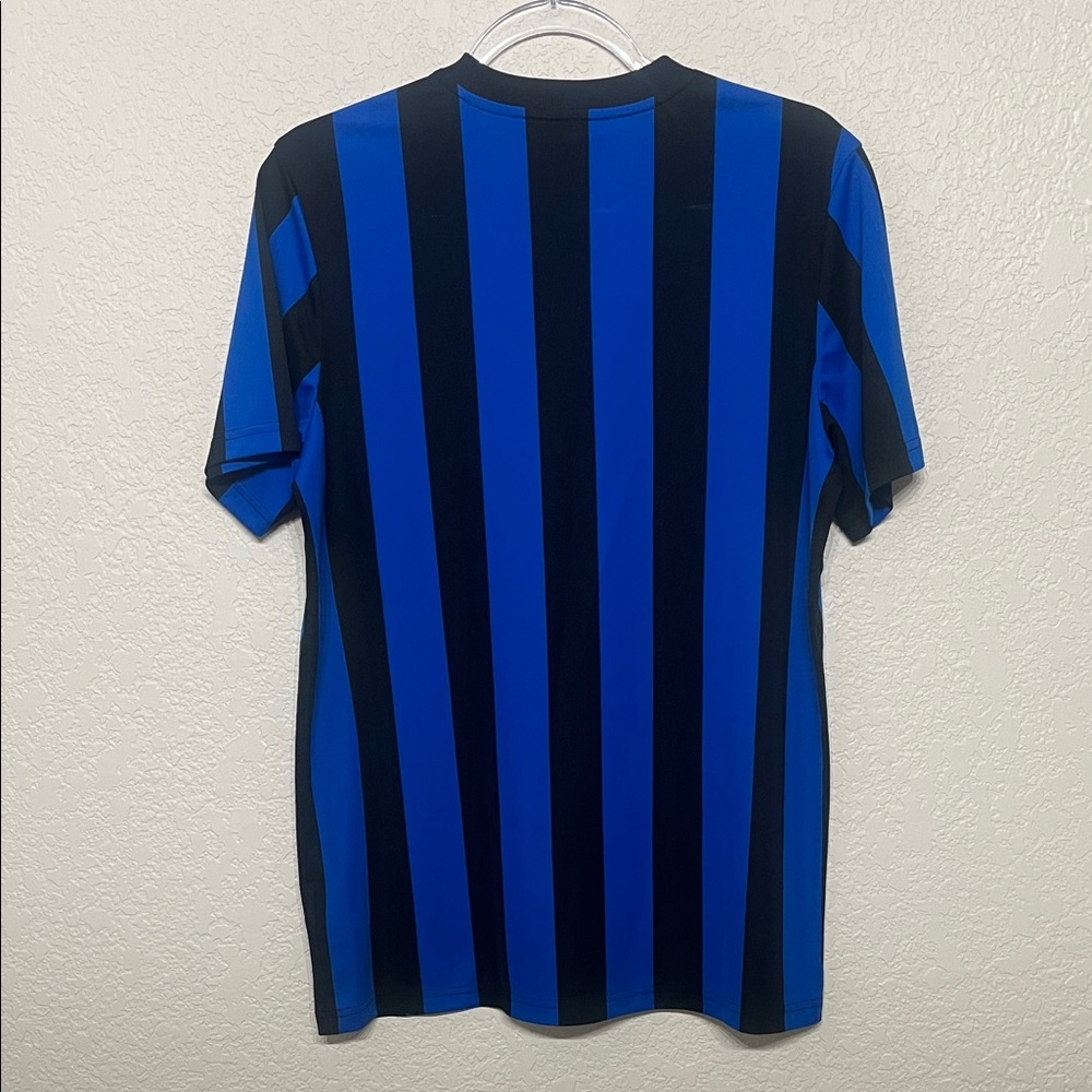 Adidas Kids Striped Blue and Black Jersey - Picture 4 of 4